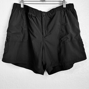 Columbia Cargo Shorts Women’s XL Zip Close Elastic Waist Zip Pocket Hiking Camp